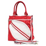 Sport bag w/ Tennis Racket Holder - Red -BG-TE002RD Sport bag w/ Tennis Racket Holder - Red -BG-TE002RD